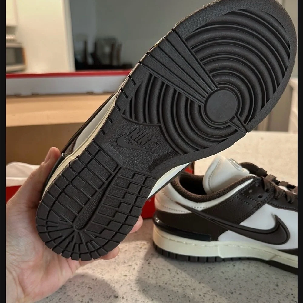 Nike Women's Sneakers in Brown and White - Picture 2 of 7